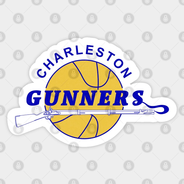 Defunct Charleston Gunners CBA Basketball 1989 Sticker by LocalZonly
